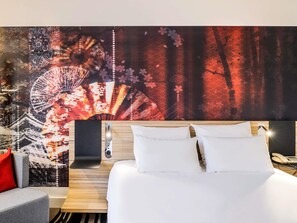 Ropa de cama hipoalergénica y minibar 