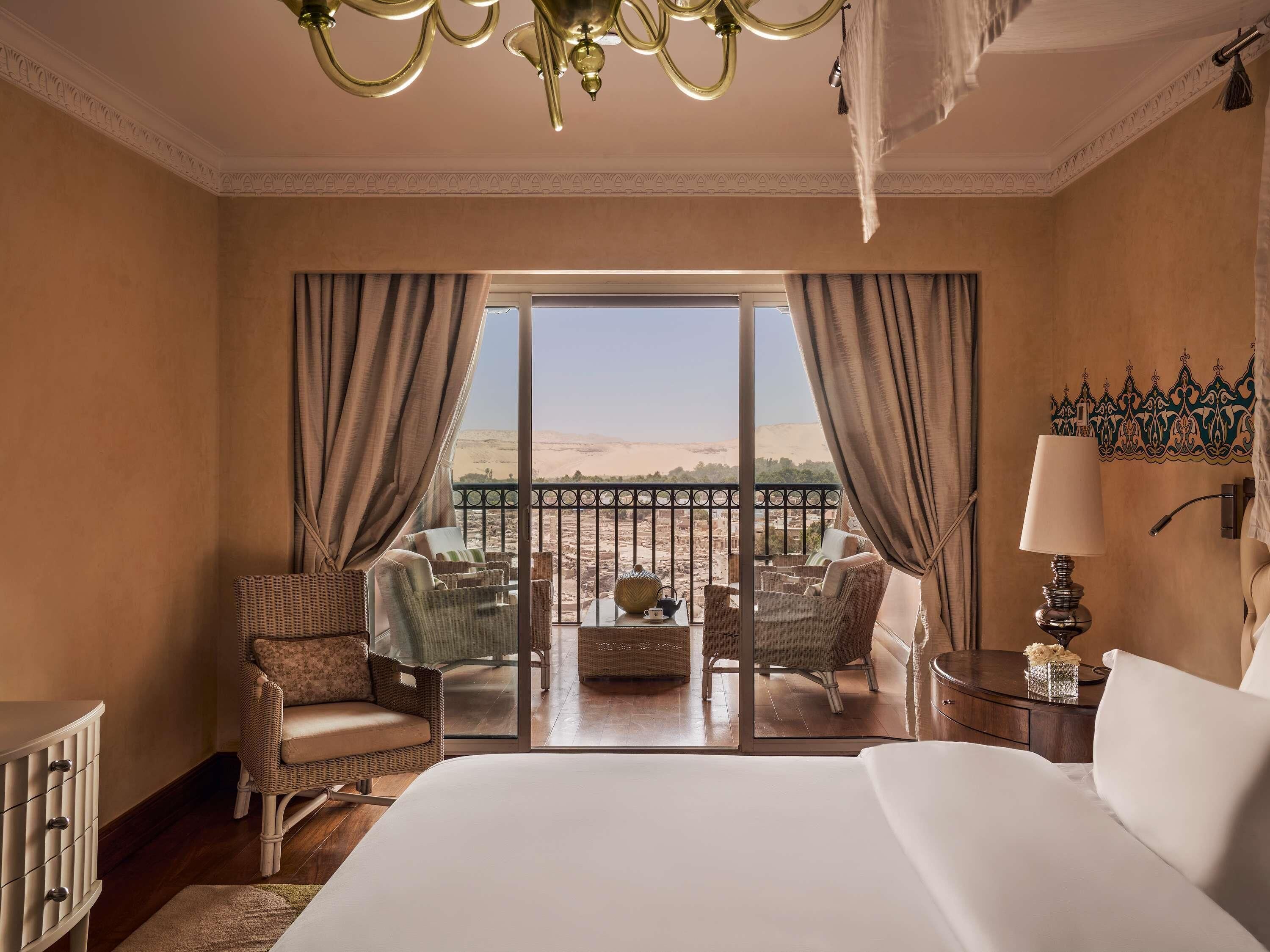 Quarto superluxo, 1 cama King, terraço, vista para o rio | Roupas de cama de algodão egípcio, roupas de cama premium