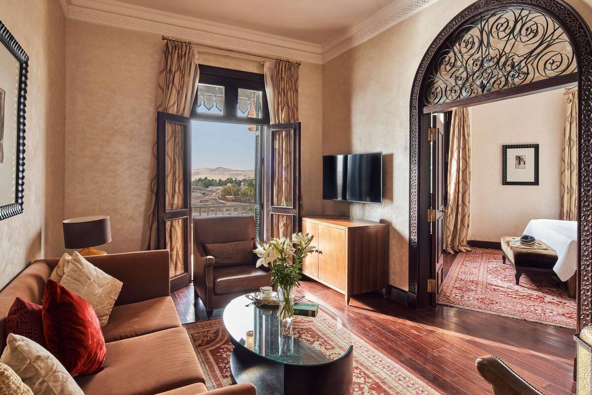 Suite, 1 King Bed, Terrace, River View (Palace Prestige Suite) | Egyptian cotton sheets, premium bedding, pillowtop beds, minibar