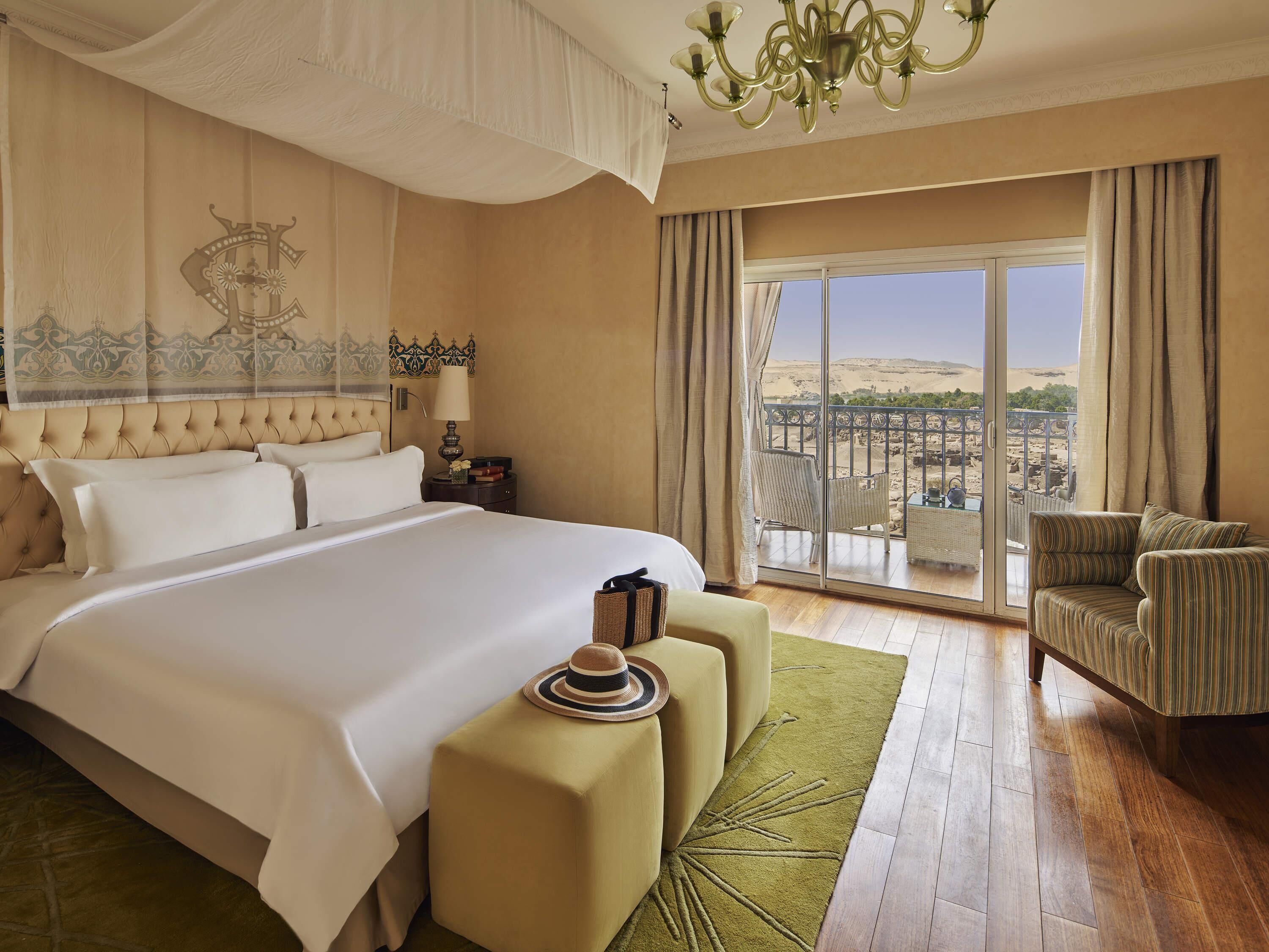 OPERA SUITE, 1 king-size bed, terrace, Nile View | Egyptian cotton sheets, premium bedding, pillowtop beds, minibar