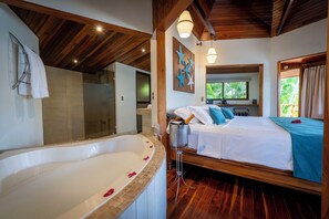 Suite, Ocean View (Tiki Suite) | Minibar, in-room safe, desk, cribs/infant beds - Tango Mar Beachfront Boutique Hotel & Villas (Cóbano)