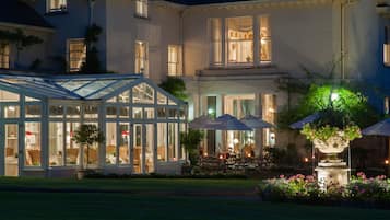 Front of property – evening/night