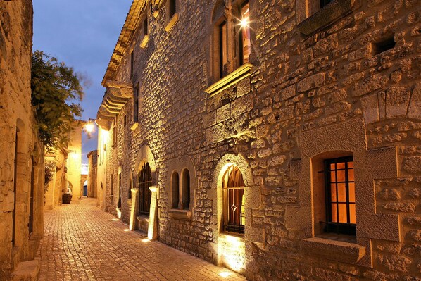 Front of property – evening/night