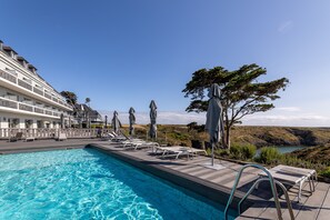 Indoor pool, seasonal outdoor pool