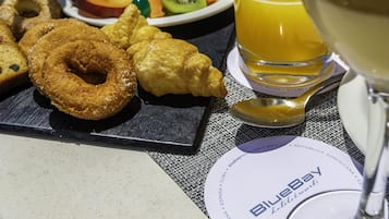 Daily buffet breakfast (EUR 10 per person)