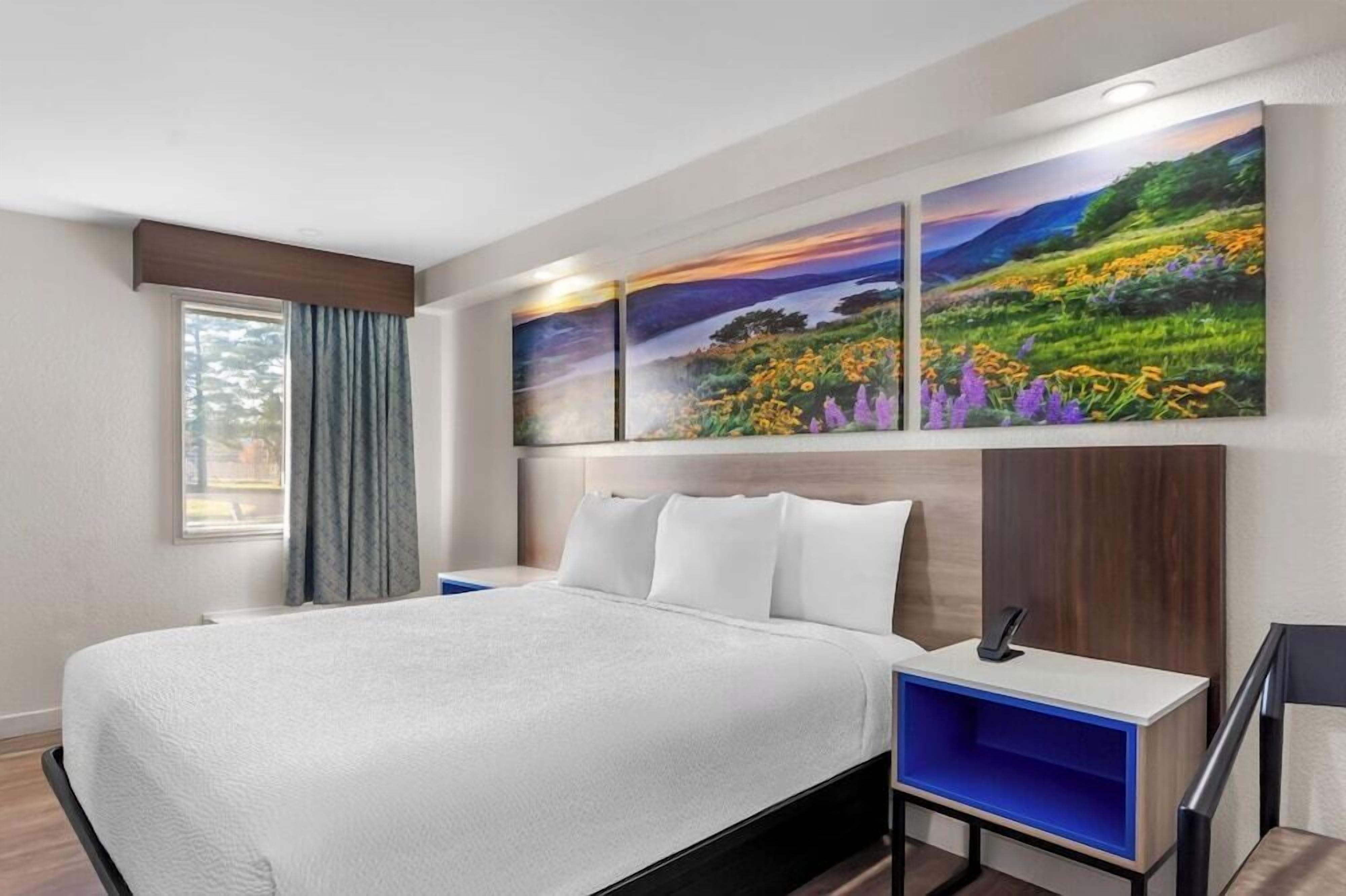 Desk, blackout drapes, free cribs/infant beds, free WiFi