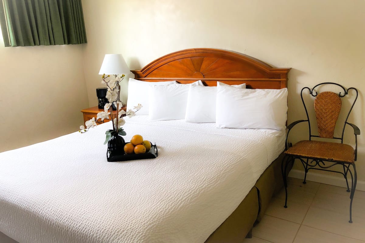 Habitación, 1 cama King size, para no fumadores | Escritorio, cortinas blackout, wifi gratis y ropa de cama