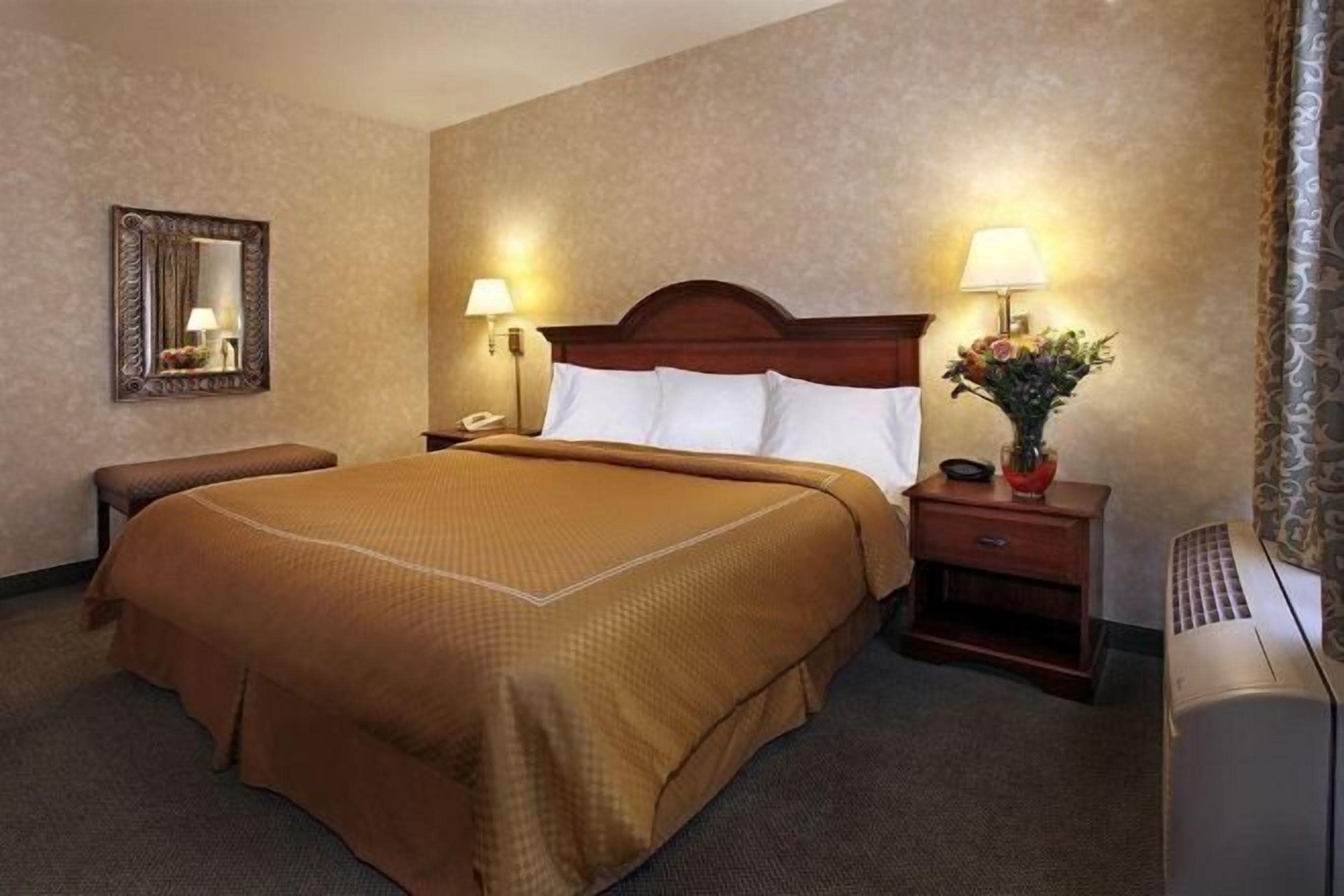 Desk, blackout drapes, iron/ironing board, free WiFi