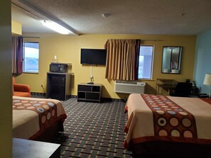 Deluxe Room, 2 Queen Beds, Non Smoking | Premium bedding, desk, rollaway beds, free WiFi