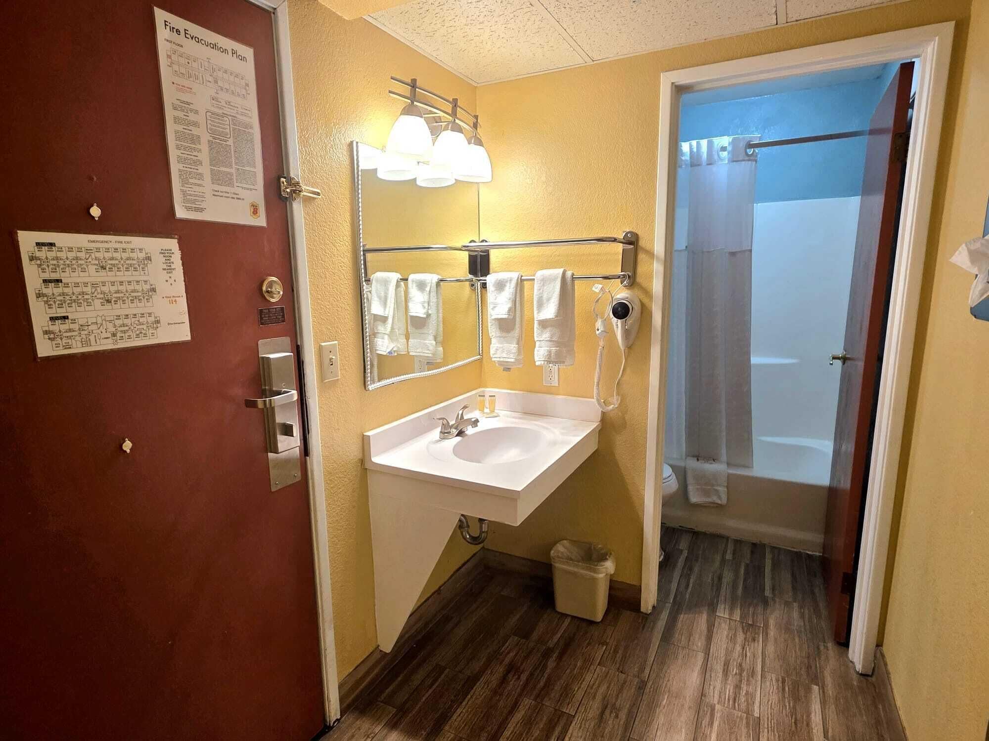 Free toiletries, hair dryer, towels, soap