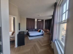 Apartment, 1 Double Bed with Sofa bed, City View | Living area | 45-inch flat-screen TV with digital channels, TV - Hotel Avenue (Amsterdam)