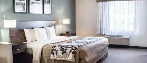 In-room safe, desk, blackout drapes, iron/ironing board