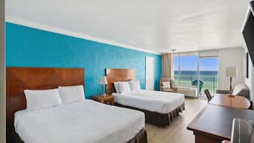 Premium bedding, blackout curtains, free WiFi, bed sheets