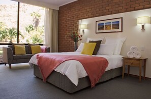 Queen Pool View | In-room safe, desk, iron/ironing board, free WiFi