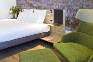 Habitación Deluxe, 1 cama doble | Ropa de cama hipoalergénica y edredones de plumas