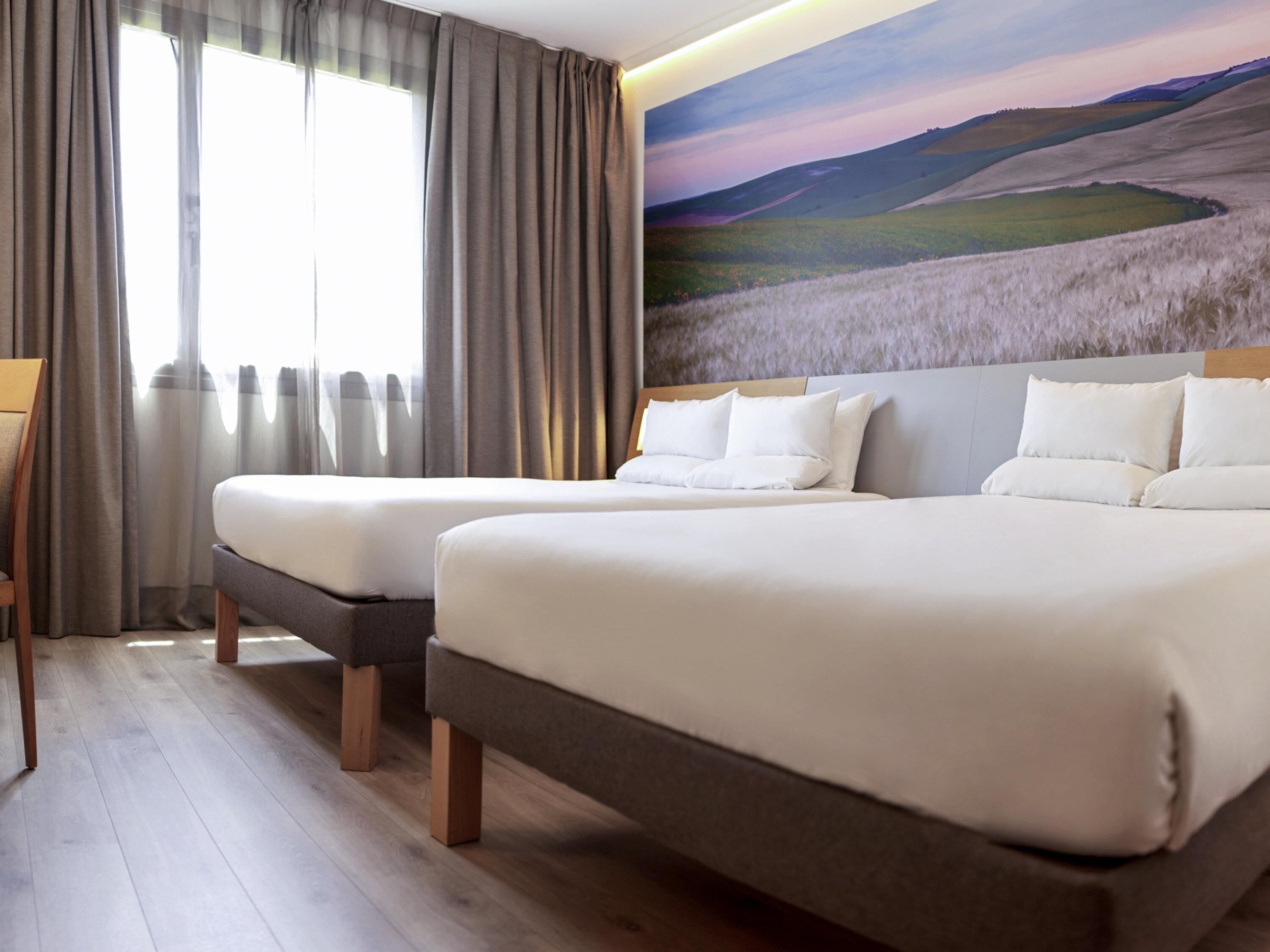 Superior Room, 2 Double Beds | Hypo-allergenic bedding, down comforters, memory foam beds, in-room safe