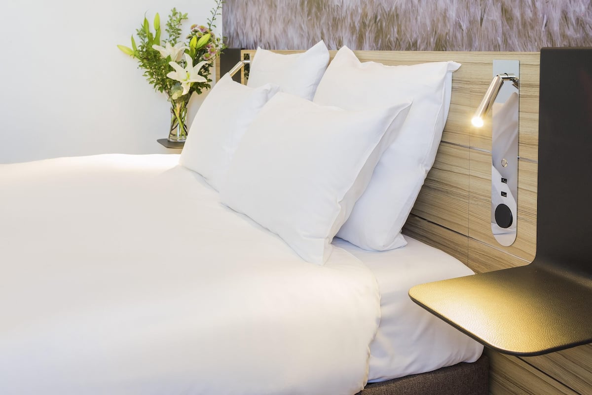 Phòng Deluxe, 1 giường đôi | Bộ đồ giường kháng dị ứng, chăn bông 