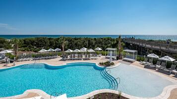 10 outdoor pools, cabanas (surcharge), pool umbrellas