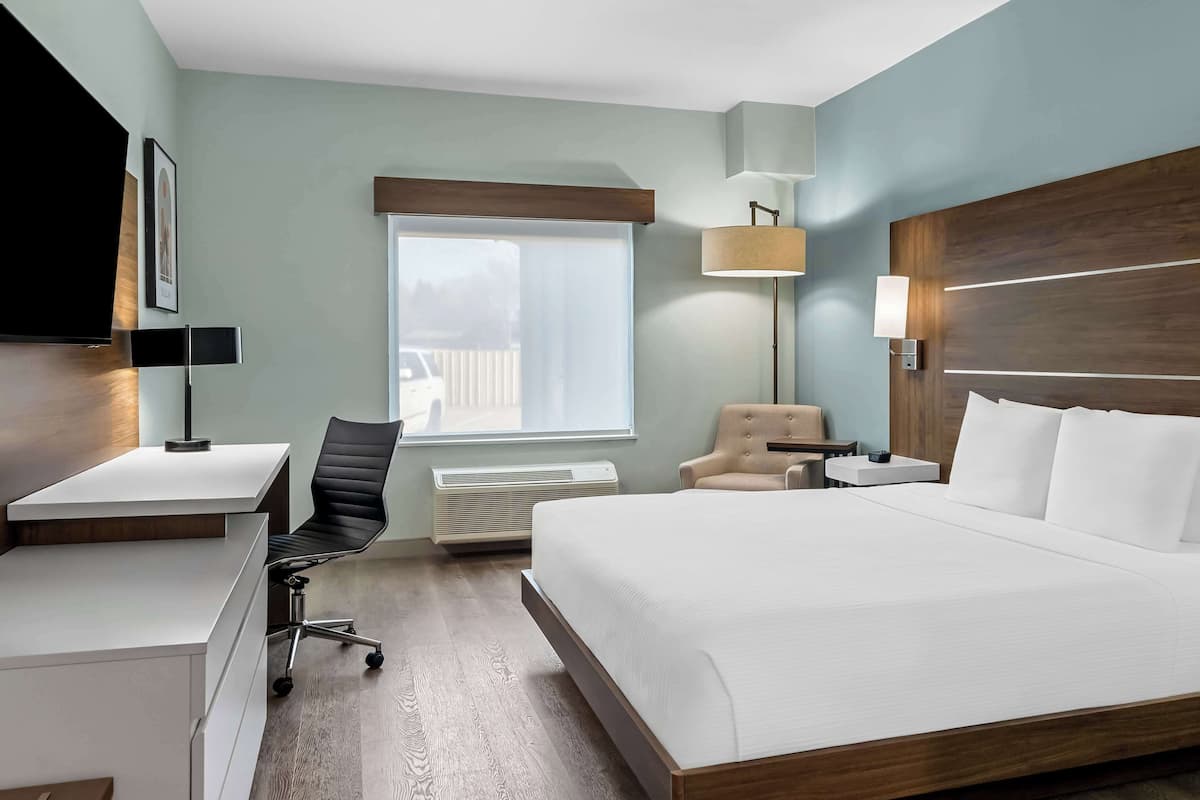 Habitación estándar, 1 cama King size, con acceso para personas discapacitadas (Walk-in Shower) | Camas con pillow-top, caja de seguridad en la habitación y escritorio