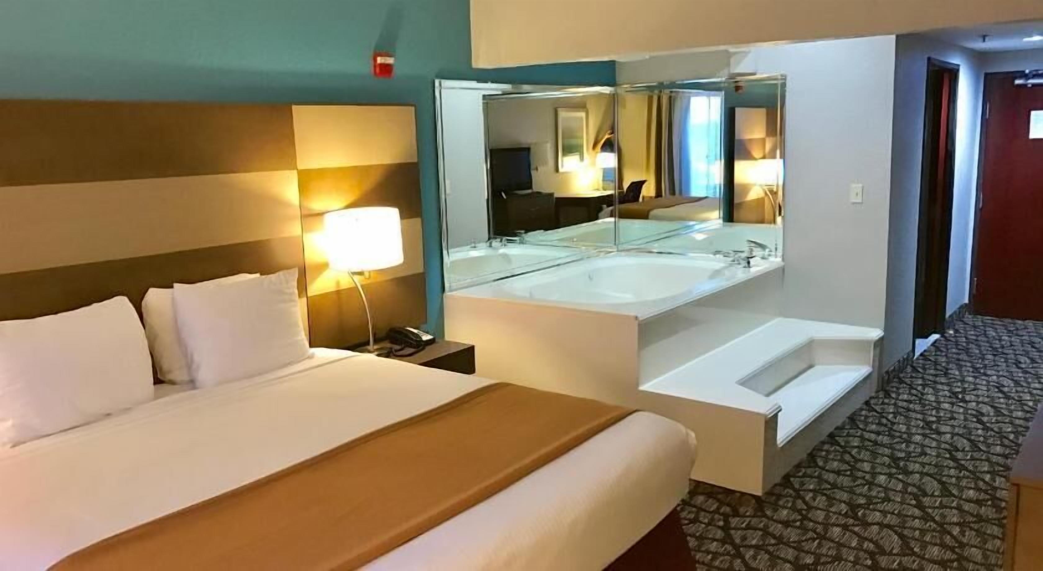 Pillow-top beds, in-room safe, desk, laptop workspace