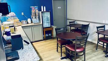 Free daily on-the-go breakfast