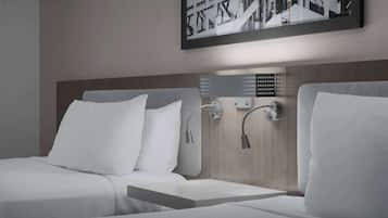 1 bedroom, desk, laptop workspace, blackout drapes