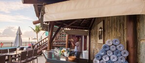 Poolside bar