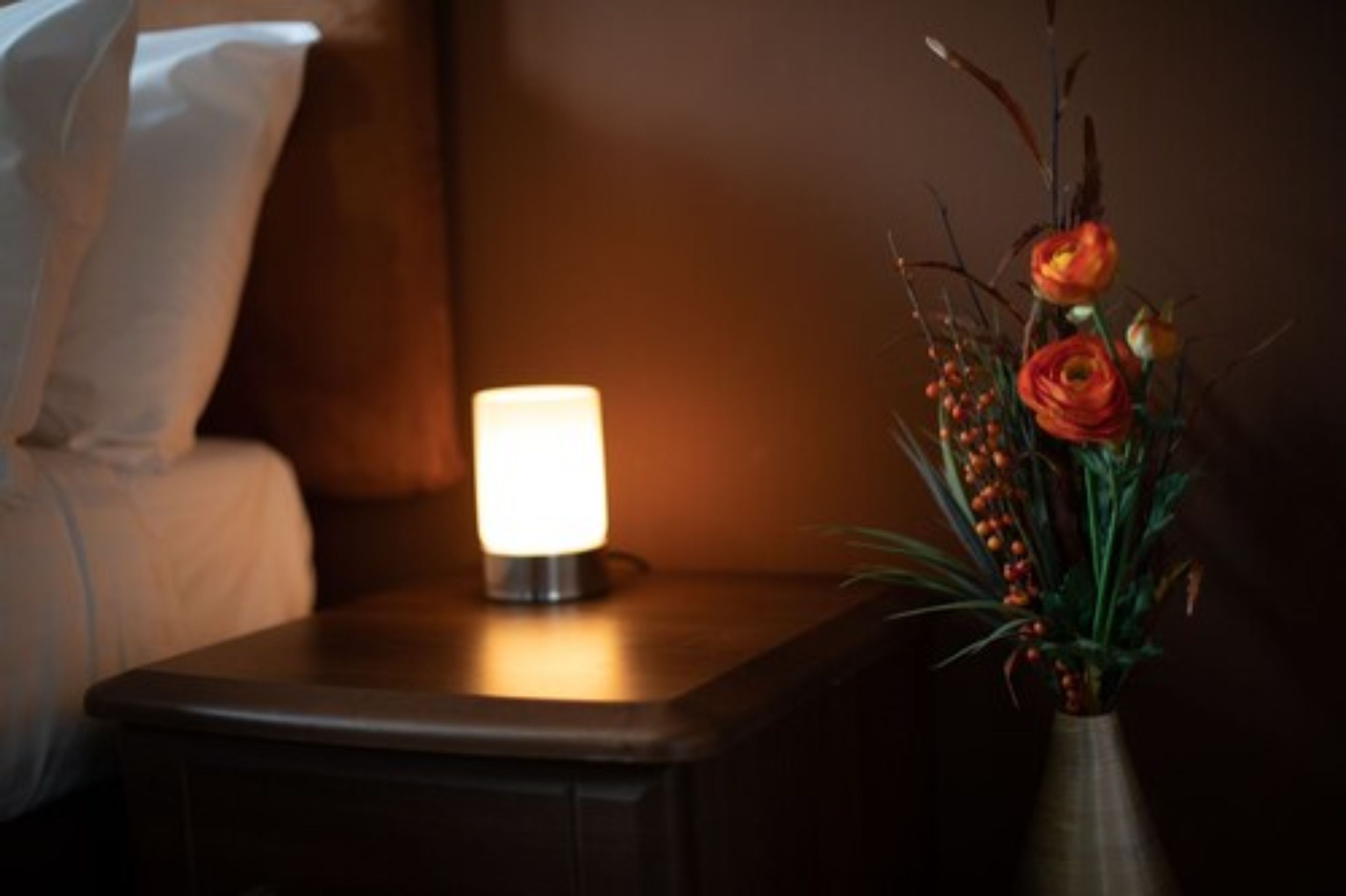 egyptian cotton sheets, blackout curtains, iron/ironing board