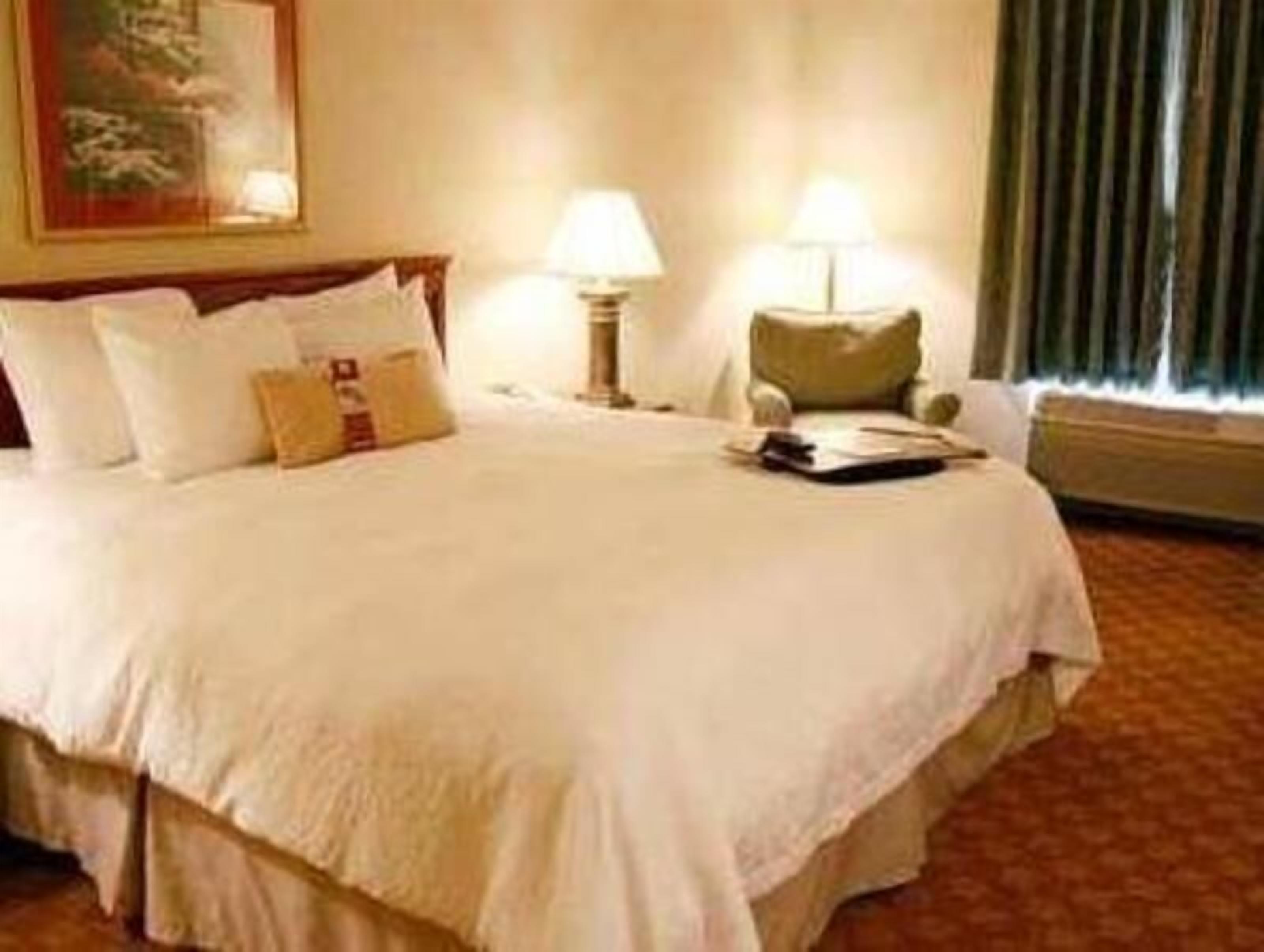 Premium bedding, desk, blackout curtains, iron/ironing board