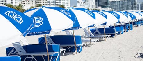 Beach nearby, beach towels