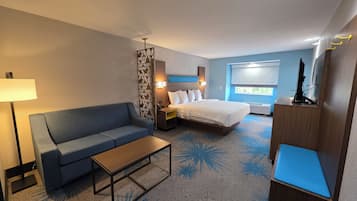 스위트, 킹사이즈침대 1개, 금연 | 필로우탑 침대, 책상, 다리미/다리미판, 무료 WiFi