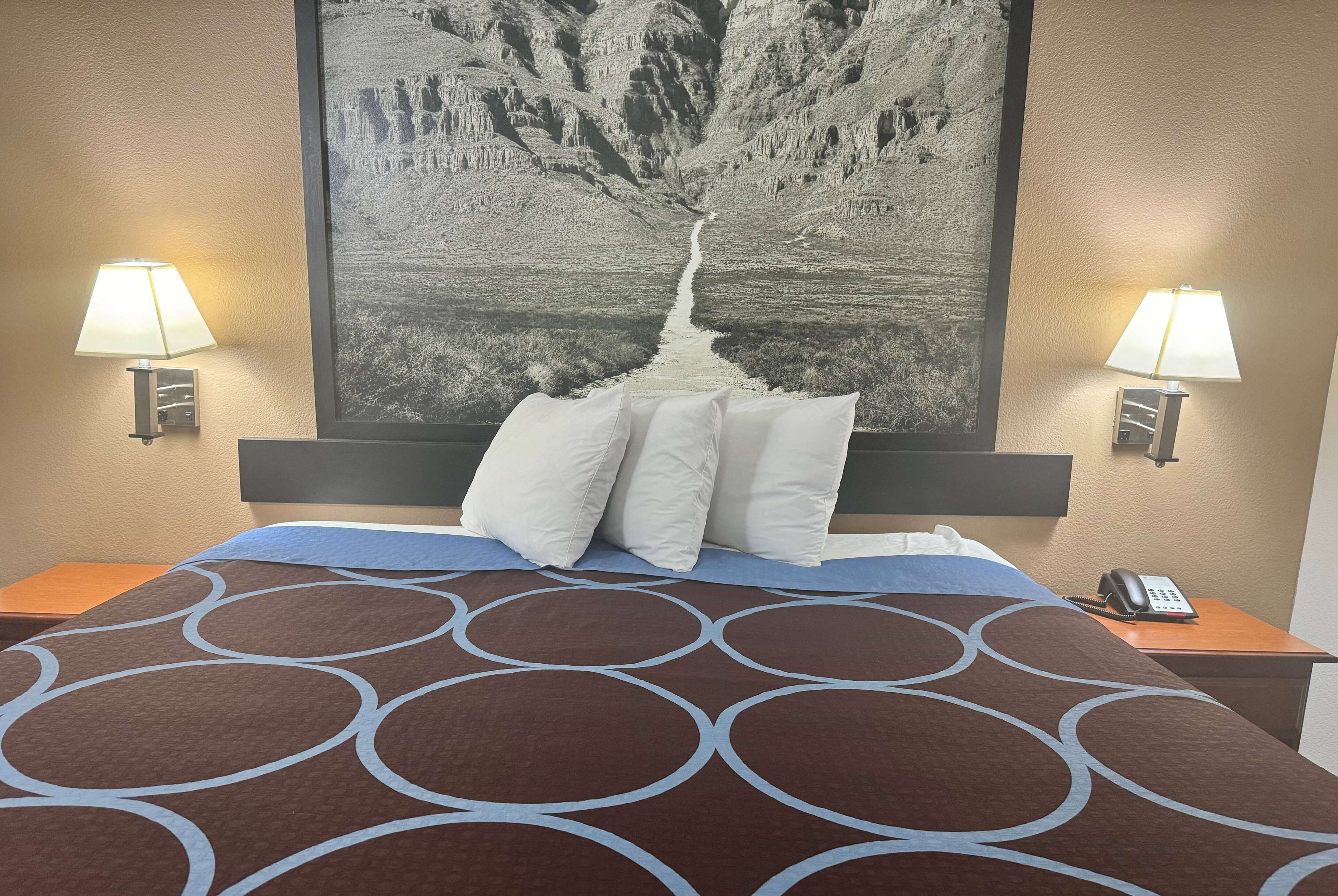 1 bedroom, individually decorated, individually furnished, desk