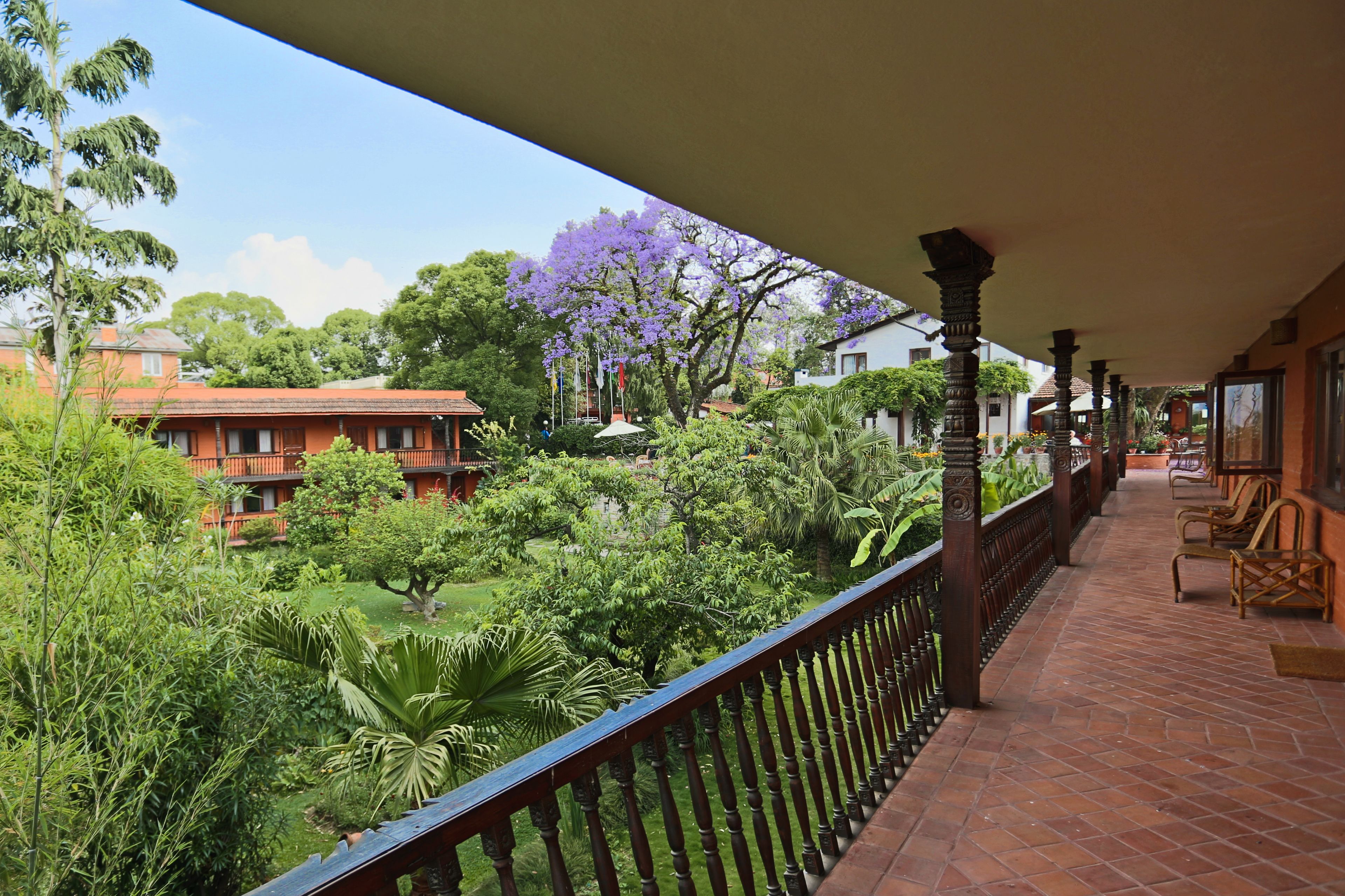 Vista para o jardim