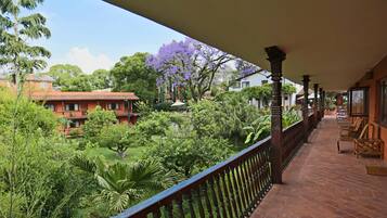 Vista para o jardim