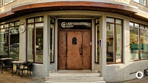 Entrée de l’hébergement