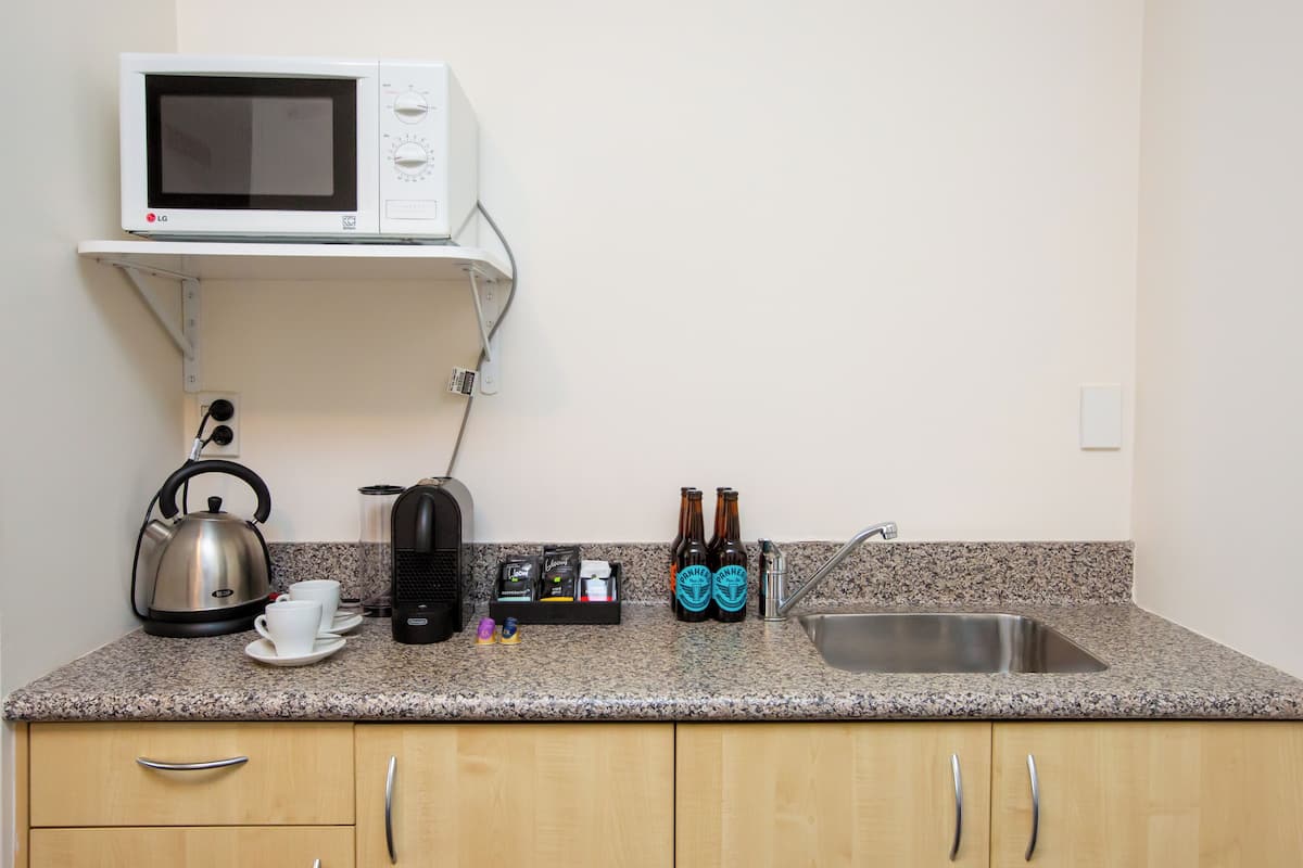 large two bedroom studio | desk, iron/ironing board, free wifi, bed sheets