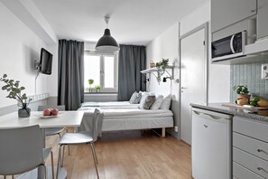 Apartment, 2 Bedrooms | 1 bedroom, desk, laptop workspace, blackout drapes