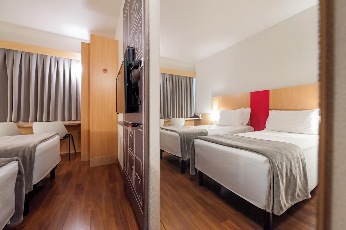 Minibar, in-room safe, desk, blackout curtains