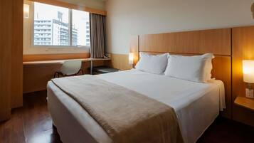 Minibar, in-room safe, desk, blackout drapes