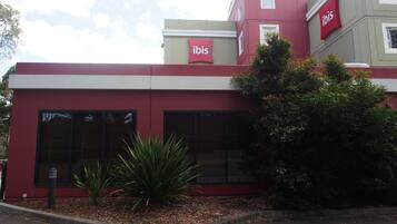 Majoituspaikan julkisivu