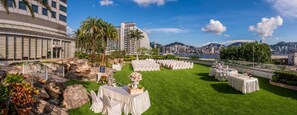 Área de bodas al aire libre