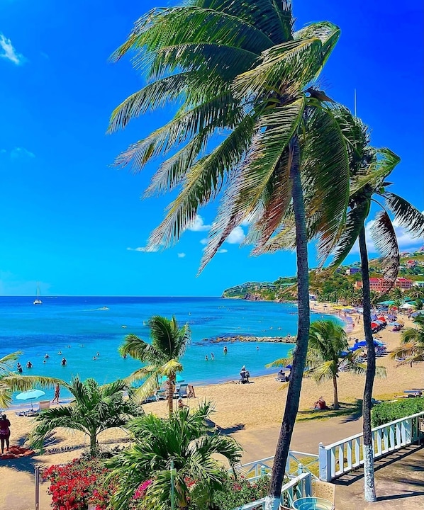 供應早餐、午餐和晚餐，國際料理，海灘景觀