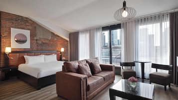 Suite junior, balcón | Zona de estar