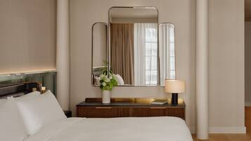 Italiaanse Frette-lakens, luxe beddengoed, donsdekens, pillowtop-bedden
