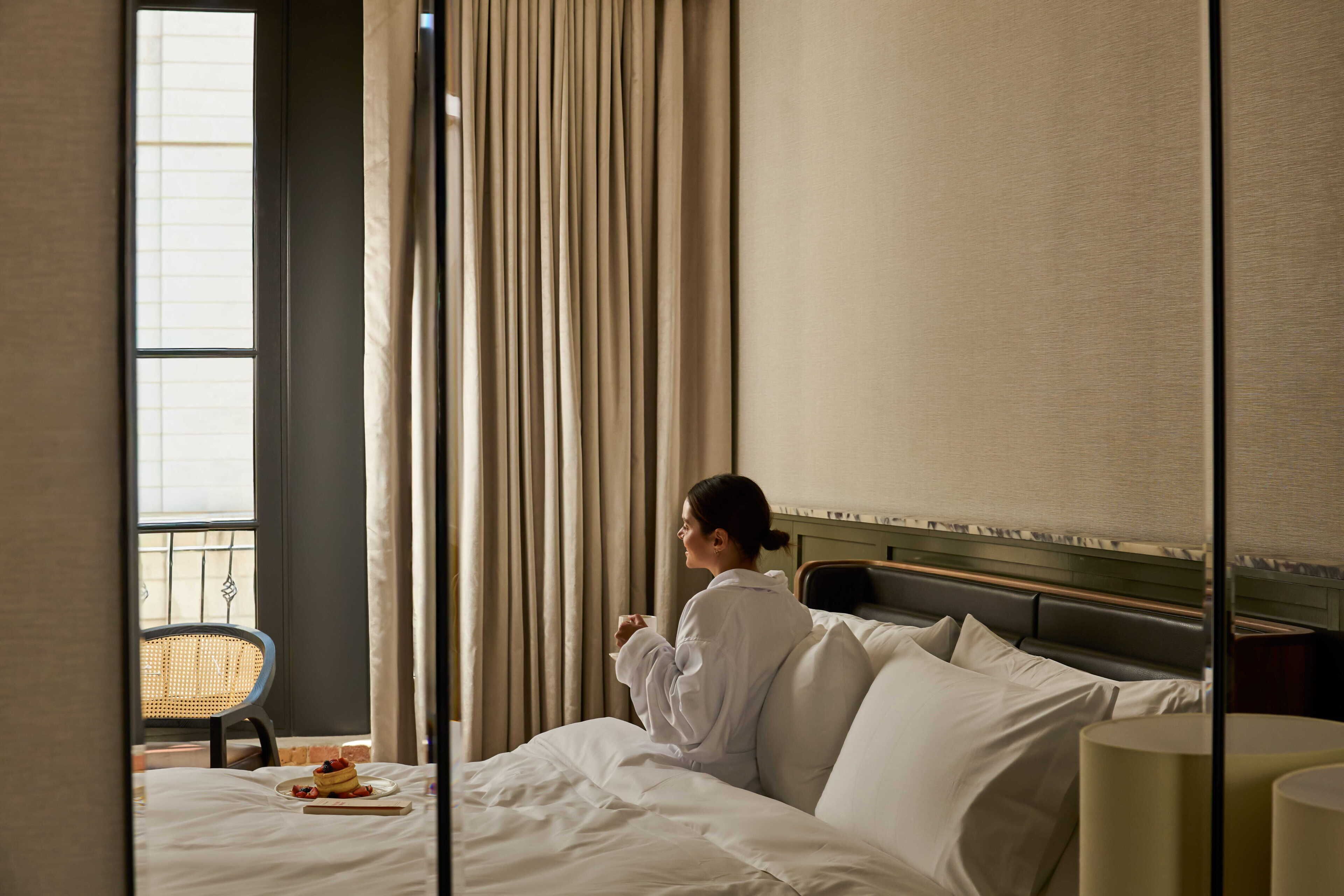 Frette Italian sheets, premium bedding, down duvets, pillow-top beds
