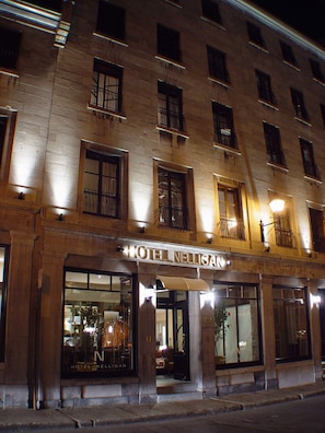 Front of property – evening/night