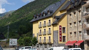 Majoituspaikan julkisivu