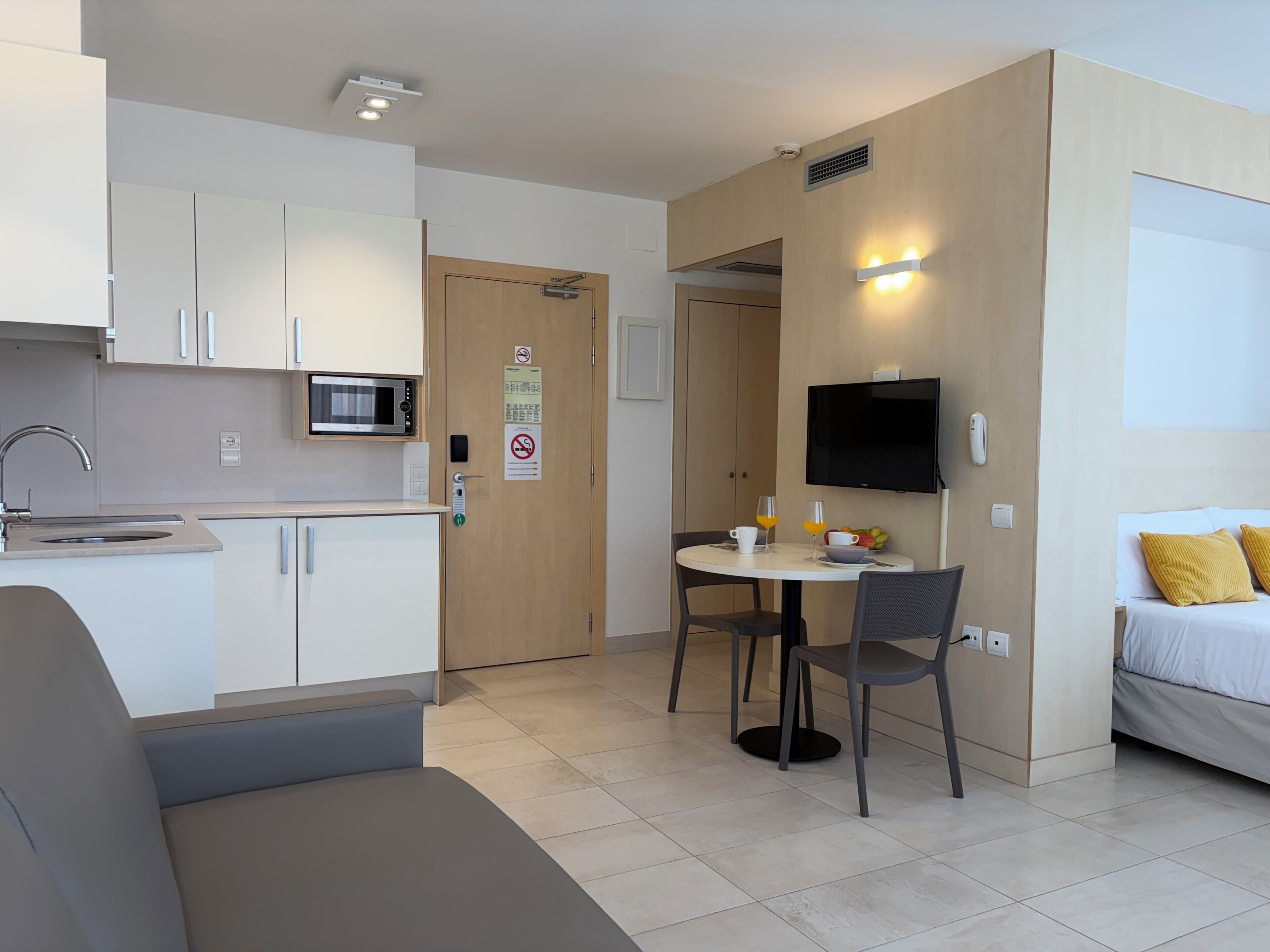 In-room safe, desk, laptop workspace, blackout curtains