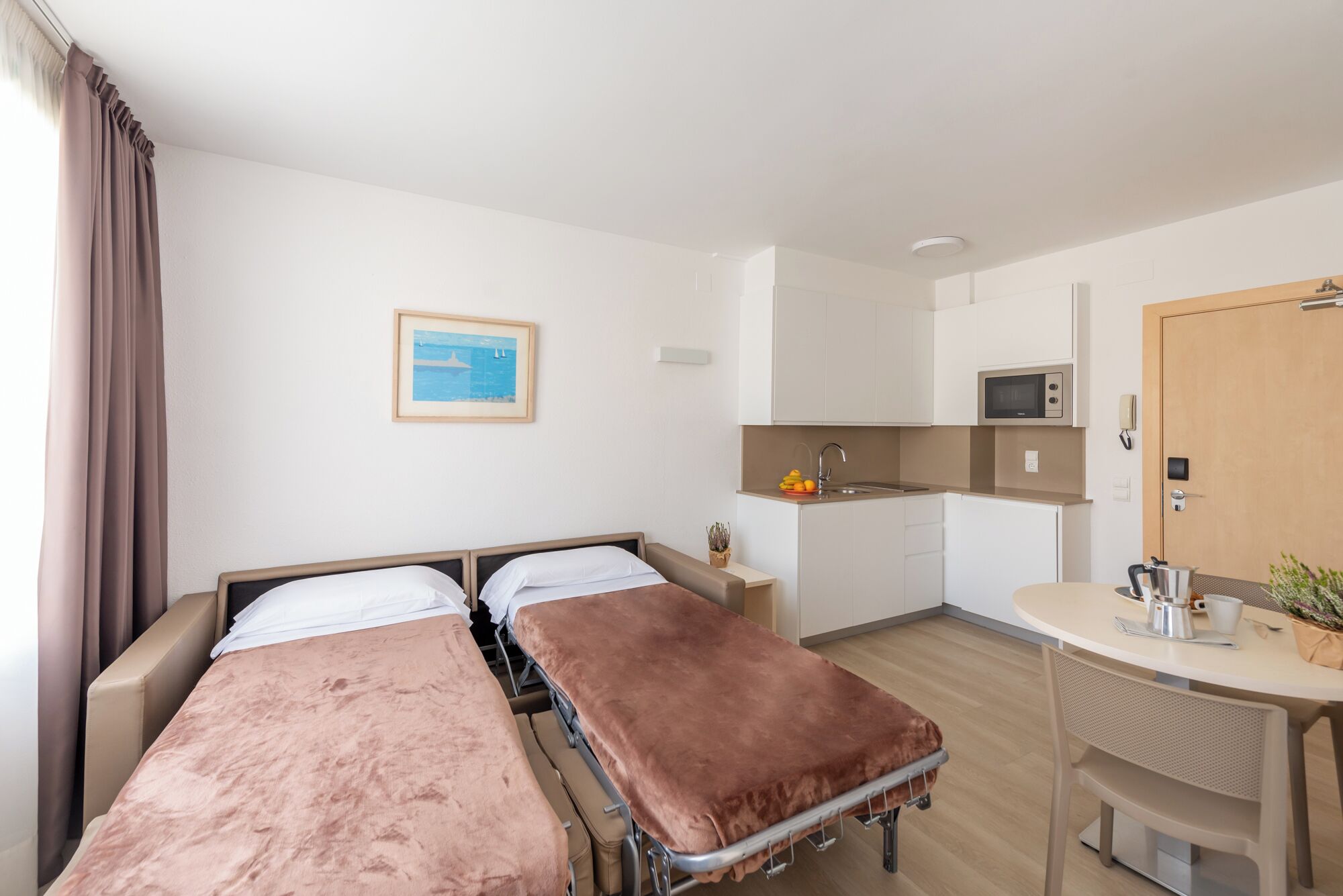 In-room safe, desk, laptop workspace, blackout curtains
