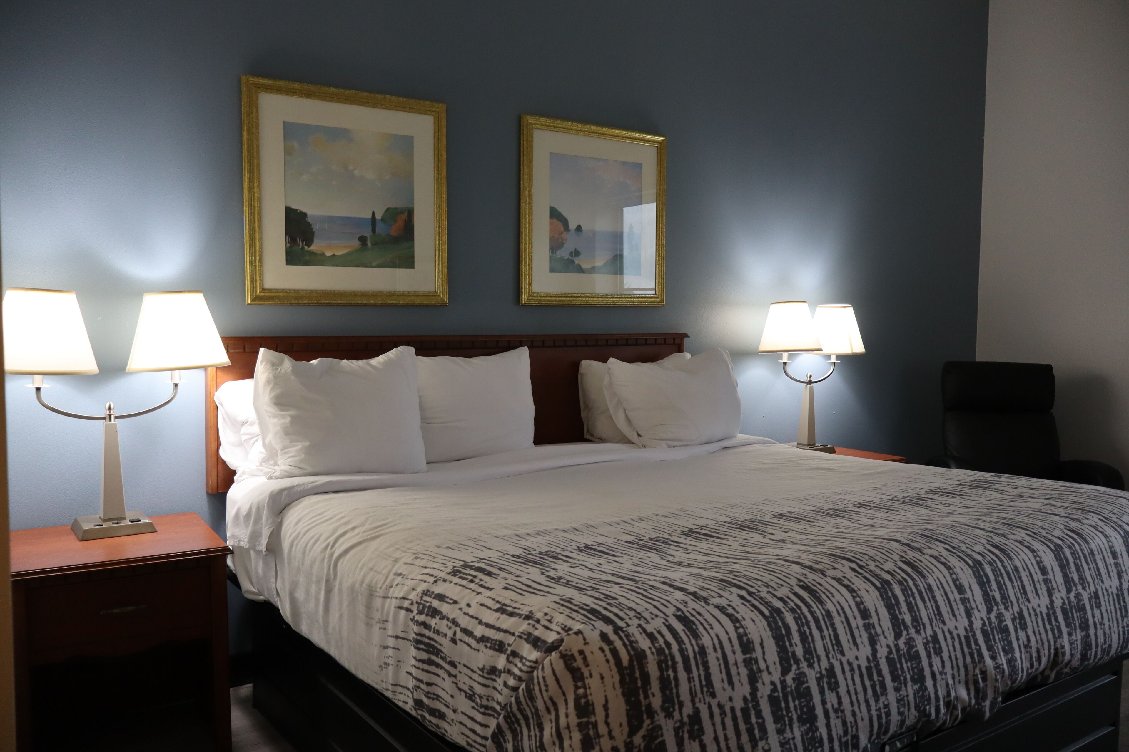 Room, 1 King Bed, Non Smoking, Pool View | Desk, iron/ironing board, free cots/infant beds, free WiFi